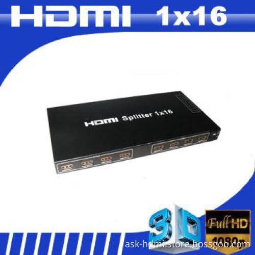 16 way HDMI splitter box with 3D funcation